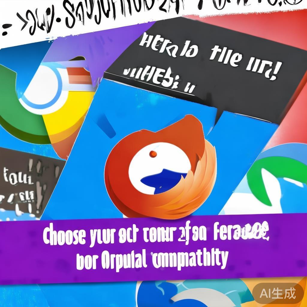 确保浏览器为最新版：选择Chrome、Firefo